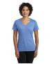 Jerzees 88WVR   Ladies Snow Heather V-Neck T-Shirt