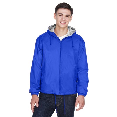 UltraClub 8915   Adult Fleece-Lined Hooded Jacket