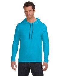 Gildan 987AN   Adult Lightweight Long-Sleeve Hooded T-Shirt