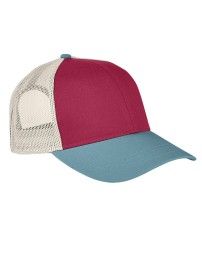 Authentic Pigment AP1919   Tri-Color Trucker Cap