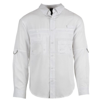 Burnside B2299   Men's Functional Long-Sleeve Fishing Shirt