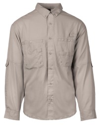 Burnside B2299   Men's Functional Long-Sleeve Fishing Shirt