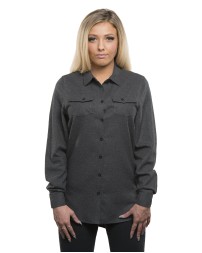 Burnside B5200   Ladies' Solid Flannel Shirt