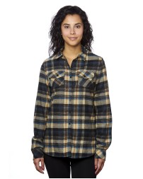 Burnside B5210   Ladies' Plaid Boyfriend Flannel Shirt