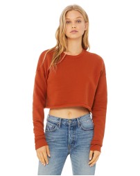 Bella + Canvas B7503   Ladies' Cropped Fleece Crew