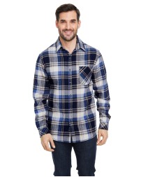 Burnside B8212   Woven Plaid Flannel With Biased Pocket