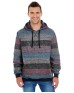 Burnside B8603   Men's Printed Stripe Marl Pullover