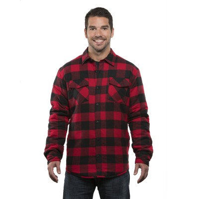 Burnside B8610   Adult Quilted Flannel Jacket