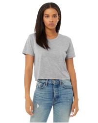 Bella + Canvas B8882   Ladies' Flowy Cropped T-Shirt