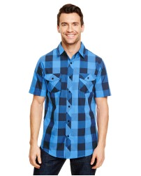 Burnside B9203   Mens Buffalo Plaid Woven Shirt