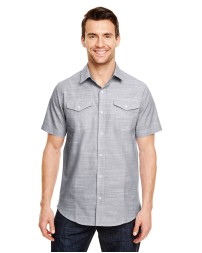 Burnside B9247   Men's Textured Woven Shirt