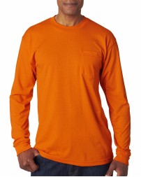 Bayside BA1730   Adult Long-Sleeve T-Shirt with Pocket