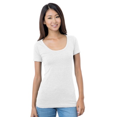 Bayside BA3405   Youth Wide Scoop Neck T-Shirt