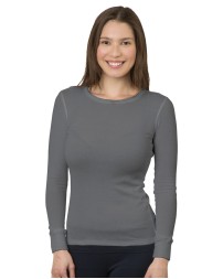 Bayside BA3420   Junior Long-Sleeve Thermal Shirt