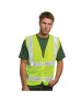 Bayside BA3785   Mesh Safety Vest - Lime