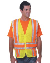 Bayside BA3787   Unisex ANSI Mesh Vest