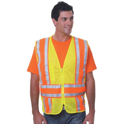 Bayside BA3787   Unisex ANSI Mesh Vest