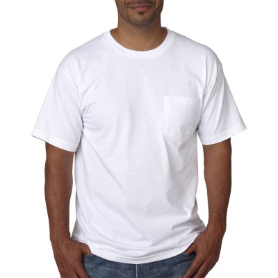 Bayside BA5070   Adult Short-Sleeve T-Shirt with Pocket