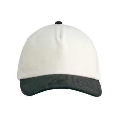 Big Accessories BA710 Two-Tone Corduroy Cap