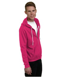 Bayside BA875   Unisex Full-Zip Fashion Hooded Sweatshirt