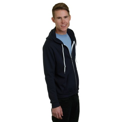 Bayside BA875   Unisex Full-Zip Fashion Hooded Sweatshirt