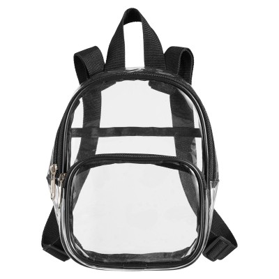 BAGedge BE268   Unisex Clear PVC Mini Backpack