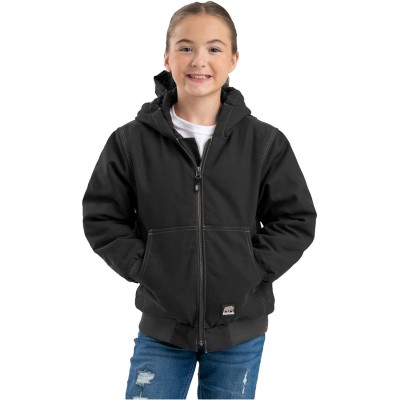 Berne BHJ61   Youth Highland Softstone Duck Hooded Jacket