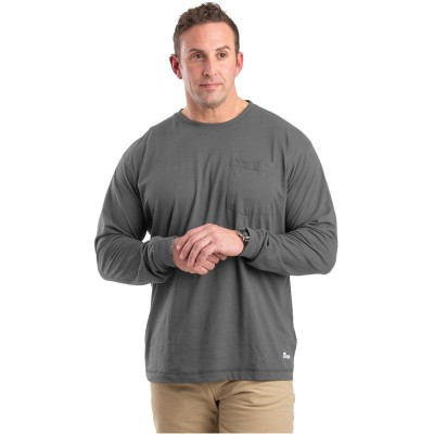 Berne BSM39   Unisex Performance Long-Sleeve Pocket T-Shirt