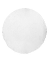 Pro Towels BTR60   Round White Beach Towel