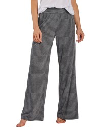 Boxercraft BW6615   Ladies' Evelyn Stripe Wide Leg Pant