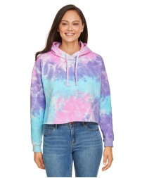 Tie-Dye CD8333   Ladies' Cropped Hooded Sweatshirt