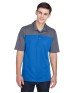 CORE365 CE101   Men's Balance Colorblock Performance Pique Polo