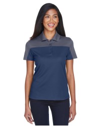 CORE365 CE101W   Ladies' Balance Colorblock Performance Pique Polo