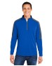 CORE365 CE404 Men's Market Snag Protect Mesh Colorblock Quarter-Zip