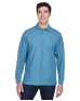 Devon & Jones D110   Men's Pima Pique Long-Sleeve Polo