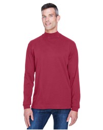 Devon & Jones D420   Adult Sueded Cotton Jersey Mock Turtleneck