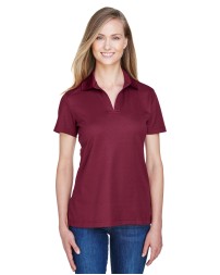 Devon & Jones DG20W   CrownLux Performance Ladies' Plaited Polo