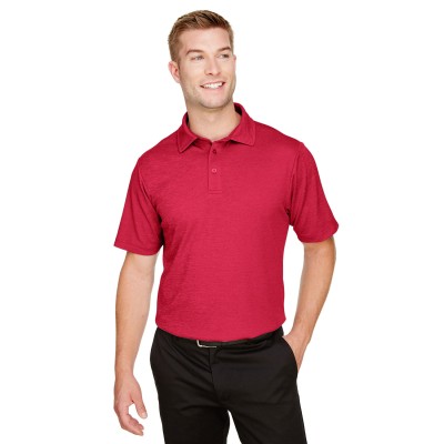 Devon & Jones DG22   CrownLux Performance Men's Address Melange Polo