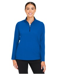 Devon & Jones DG410W   CrownLux Performance Ladies' Windsor Welded Quarter-Zip