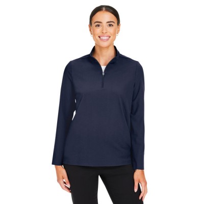 Devon & Jones DG410W   CrownLux Performance Ladies' Windsor Welded Quarter-Zip