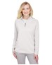 Devon & Jones DG480W   CrownLux Performance Ladies' Clubhouse Micro-Stripe Quarter-Zip