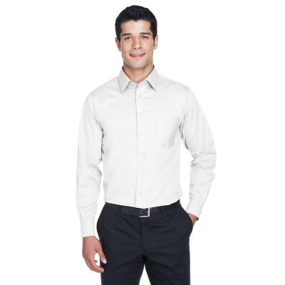 Devon & Jones DG530   Men's Crown Collection Solid Stretch Twill Woven Shirt