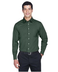 Devon & Jones DG530   Men's Crown Collection Solid Stretch Twill Woven Shirt