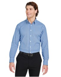 Devon & Jones DG536   CrownLux Performance Men's Gingham Shirt