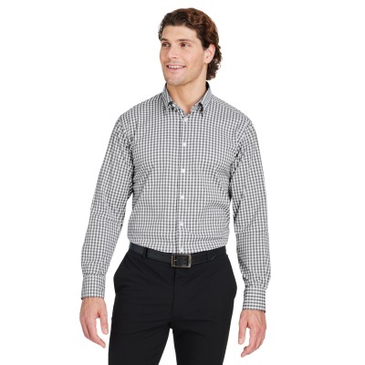 Devon & Jones DG536   CrownLux Performance Men's Gingham Shirt