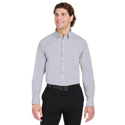 Devon & Jones DG537   CrownLux Performance Men's Microstripe Shirt