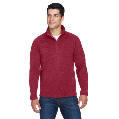 Devon & Jones DG792   Adult Bristol Sweater Fleece Quarter-Zip