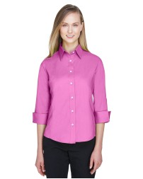 Devon & Jones DP625W   Ladies' Perfect Fit 3/4-Sleeve Stretch Poplin Blouse