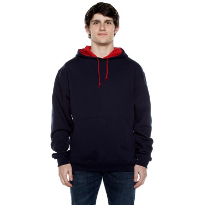 Beimar Drop Ship F1023   Unisex Contrast Hooded Sweatshirt