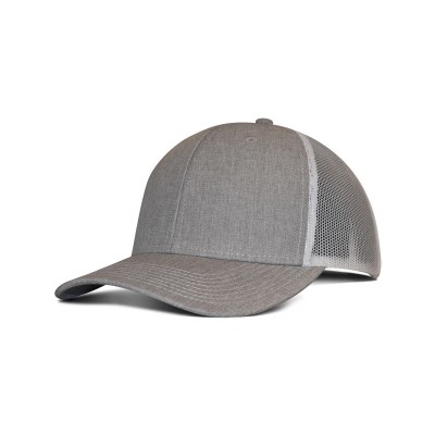 Fahrenheit F211   Heathered Cotton Polyester Trucker Hat